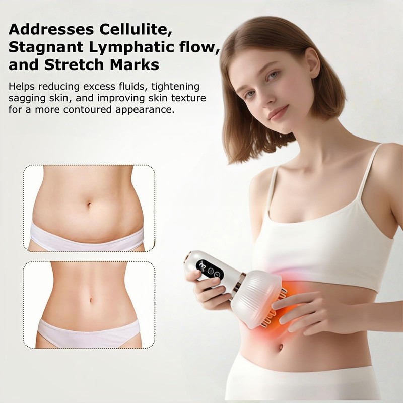 Lymphatic Drainage Massager for Legs, Arms & Belly – Anti-Cellulite