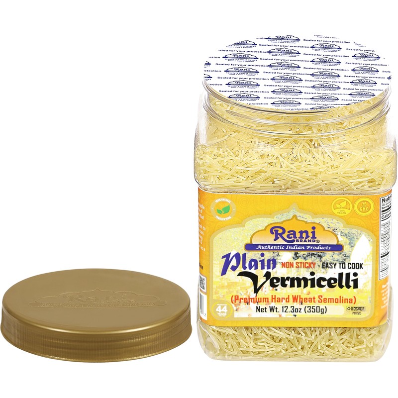 Rani Plain Vermicelli (Wheat Noodles) 12.25oz (350g) PET Jar ~