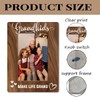 Grandparents Gift, Grandkids Make Life Grand Photo Frame, Holds 4