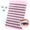Parriparri Cluster Lashes with Clear Band 120Pcs Individual Lash Extensions