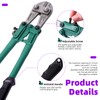 Swpeet 1Pcs 14 Inch Heavy Duty Bolt Cutter Pliers, Wire