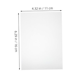 GRIRIW 100pcs Sheets Film Thermal Pouches Laminating Lamination Supplies Thermal Laminating Pouches Photo Practical Waterproof Laminating Film Laminate Paper The