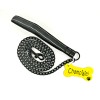 ChampWei Heavy Duty Dog Leash 48" Black Tone Chain Padded