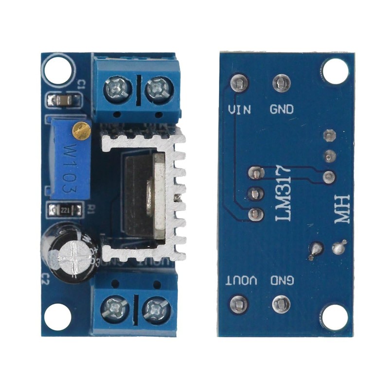 20pcs LM317 DC-DC Adjustable Power Supply Board 4.2-40V to 1.2-37V