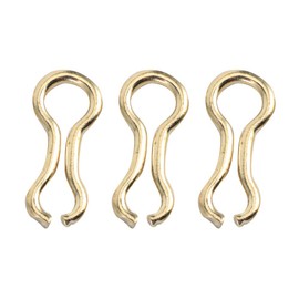 300PCS Carp Fishing, Sinker Steel Alloy Screw Leads Wire Eyes Mould Loops Tackle AccessoryS (M)