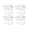 GLACIER FRESH Water Filter Cartridges, Compatible with Brita Maxtra &