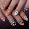 Halloween Nails Press ons Short Almond Fake Nails