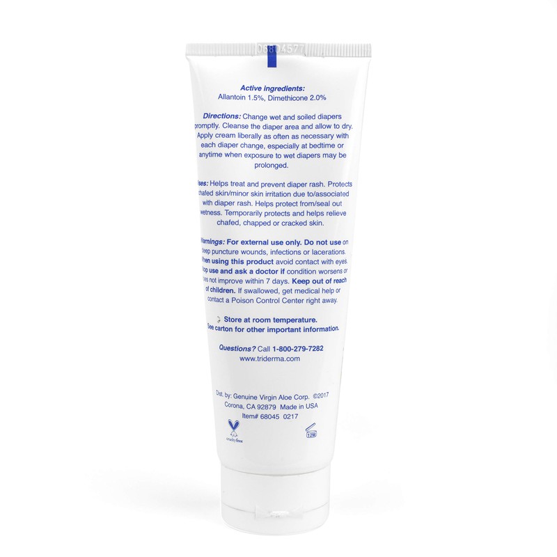 TriDerma MD Baby Stubborn Diaper Rash Relief Cream, Healing for