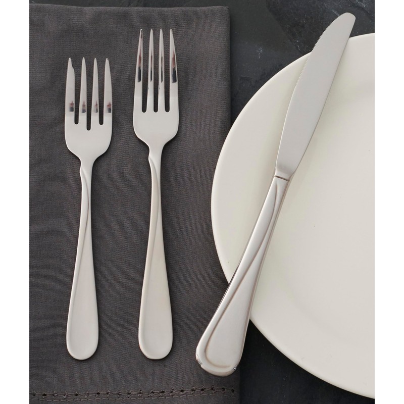 Oneida Flight Everyday Flatware Salad Forks, Set of 4