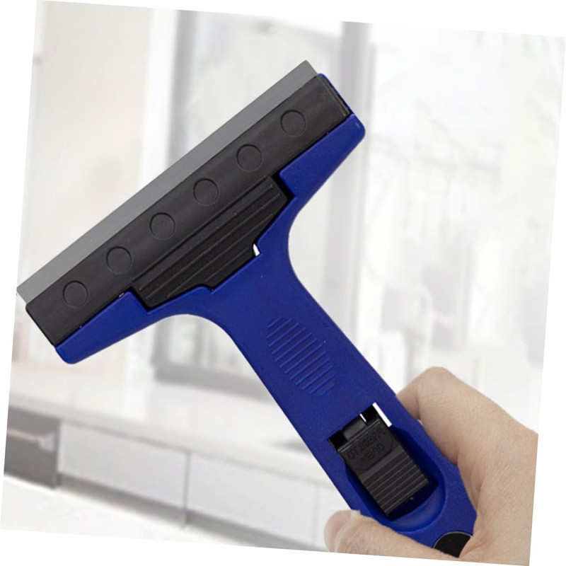 CIYODO 3Pcs Portable Cleaning Scrapers Blue Lightweight Wall Glass Floor