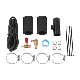 Auxiliary Fuel Tank Install Kit Diesel Installation Kit Compatible With 2013-Currently Dodge Ram 1500 2500 3500, Gravity Fueled Auxiliary Fuel Tank With 1 3/4" Fill Line Replace# 11408