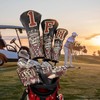 Golf Club Head covers Fairway Wood FW with Interchangeable Number