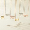 MYDIY Angel Number Necklace 18K Gold Plated Dainty 111 222