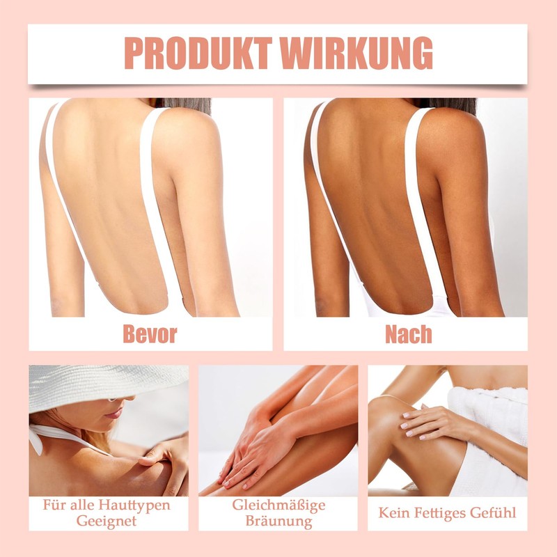 Tanning Drops, 60 ml Self Tanning Drops, Drops for Natural