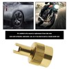 ECSiNG 10PCS Tyre Valve Caps with Valve Core Remover Design