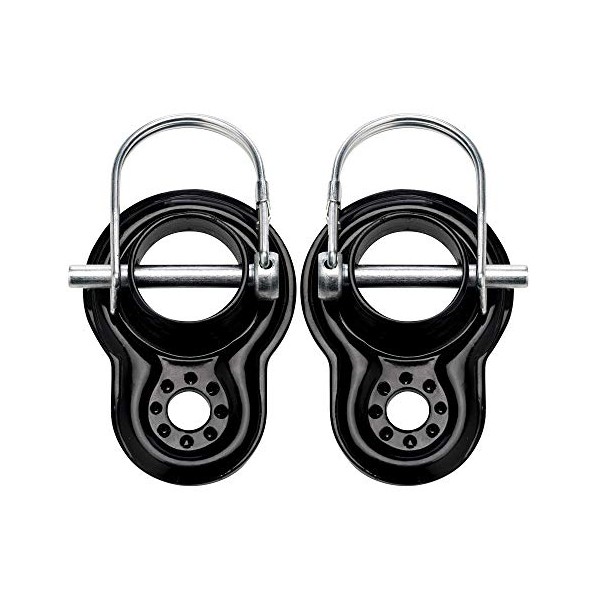 2-Pack Baby Bike Trailer Hitch – Everyday Bike Trailer Coupler Compatible w/ Schwinn & Instep Bike Trailer Coupler Attachment – Quick Release Bicycle Trailer Parts for Kids, Pet & Cargo by Evo Dyne