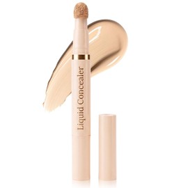 Erinde Corrector Iluminador para Debajo de Los Ojos, Corrector Facial Resistente al Agua de Alta Cobertura para Ojeras, Concealer de Color de Larga Duración para Mujeres y Chicas,#01
