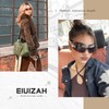 Eiuizah Y2k Sunglasses for Women Men Shield Wrap Around Fashion
