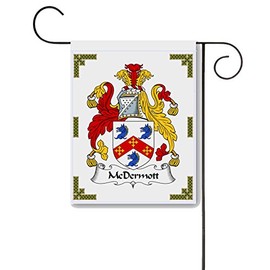 McDermott Coat of Arms/McDermott Family Crest 11 X 15 Garden Flag – Made in the U.S.A.