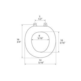 Bath Décor 6Q1R1-21 Deluxe Vinyl Soft Toilet Seat, Round, Pink