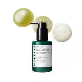 SOME BY MI Bye Bye Blackhead 30 Days Miracle Green Tea Tox Bubble Cleanser – 4.23oz, 120g – Korean Face Wash & Bubble Face Mask – Daily Blackhead-Remo