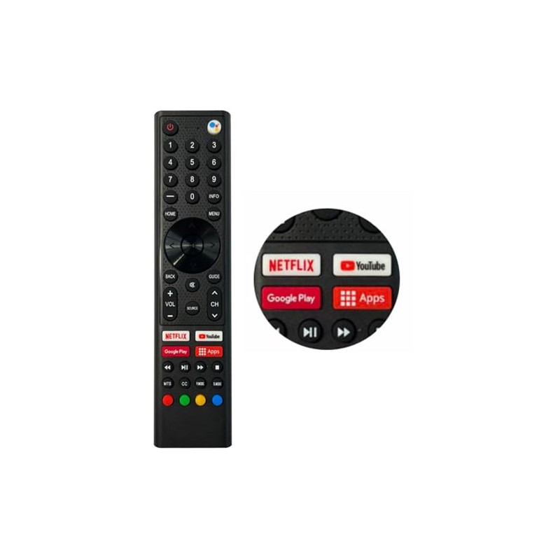 8142026675573B - Mando a distancia compatible con Sceptre Android TV