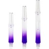 L-Style L-Shaft Lock Straight Twotone Transparent Purple, fls1022