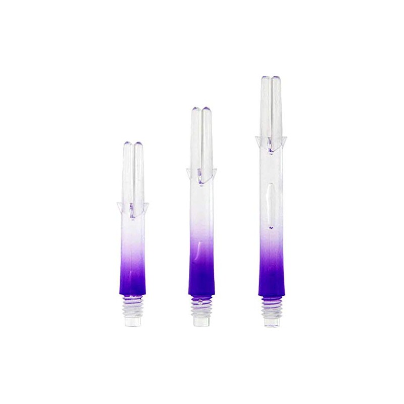 L-Style L-Shaft Lock Straight Twotone Transparent Purple, fls1022