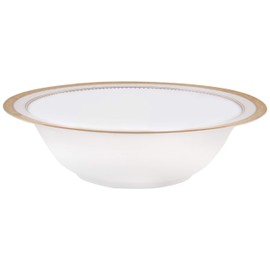 Noritake Odessa Round Vegetable Serving Bowl, 32-Ounce, Gold