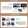 Wireless HDMI Transmitter and Receiver with 3 Adapter Plug and