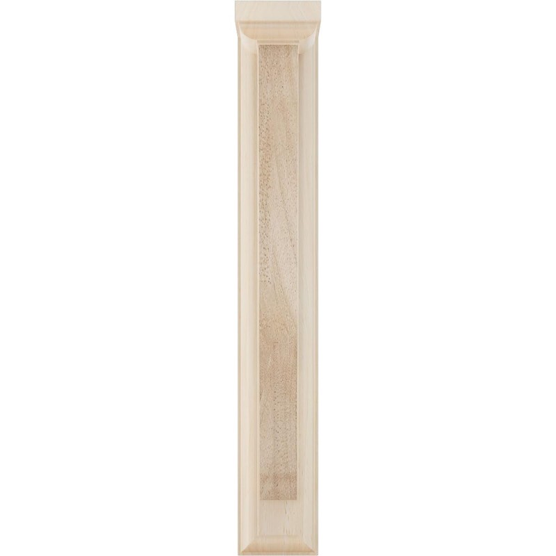 Ekena Millwork BKT01X10X10AURW Austin Wood Brackets, 1 1/2"W x 10"D