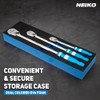 NEIKO 03006A Flat Head Ratchet Set - 3 Piece Low