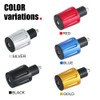 Universal Grip End Bar End End Cap Slider Aluminum Shaving