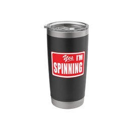 Spin Class Spinning Cycling Exercise Gym Spin Bike Cyclist Stainless Steel Insulated Tumbler