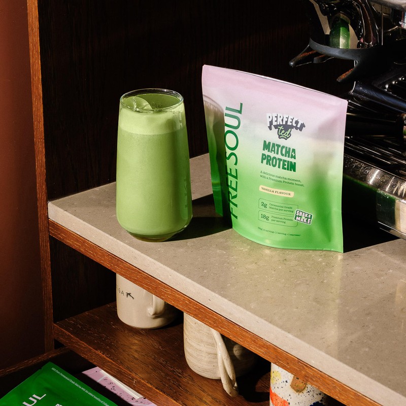 PerfectTed Matcha Protein Powder | 18g Protein Per Serving |