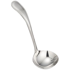 Endoshoji OLZ01024 Commercial Rison Sauce Ladle, 18-12 Stainless Steel, Made in Japan