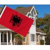 3×5 FT Albania Flag, Large 75D Albanian National Outdoor Banner,Decor