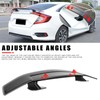 JMTBNO 47" Car Rear Trunk Spoiler Wing Carbon Fiber W/Adhesive