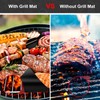 BBQ Grill Mat, Pack of 5 Grill Mats for Charcoal,