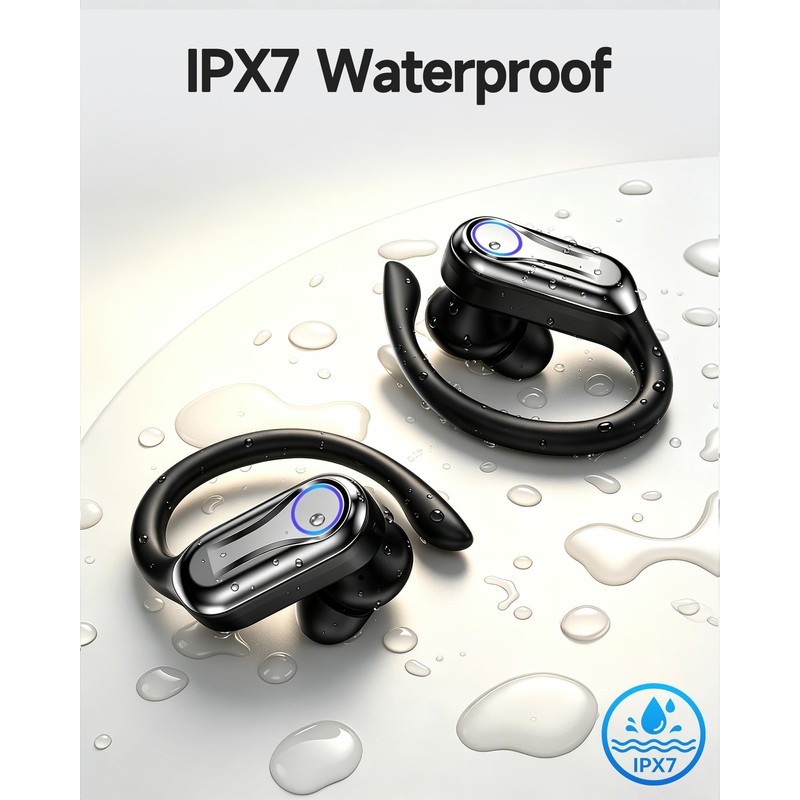 Acjohtin Wireless Earbuds, Bluetooth Headphones 6.1, 90H Playtime Ear Buds