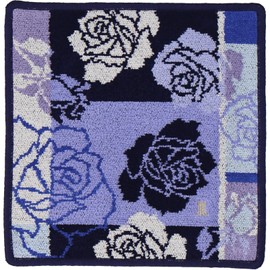 Lanvin Collection 08302002 Women's Handkerchief Chenille Woven Handkerchief, blue