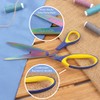 BambooMN Titanium Softgrip Scissors Set for Sewing, Arts, Crafts, Office