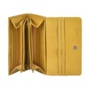 Greenburry Tumble Nappa Leather Wallet 19 cm, yellow, Elegant