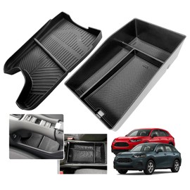 XXCIWP 2024 HRV HR-V Bandeja organizadora de consola central para Honda HR-V 2024 2023 Bandeja de consola central Reposabrazos Guantera Caja de almacenamiento para HRV HR-V 2023 Accesorios 2024 HR-V