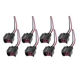 EV6 EV14 USCAR - Conector de inyector de combustible para LS2 LS3 LS7 GM Ford Dodge Mustang (paquete de 8)