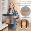 kushon Oversized Clear Hat Storage Box for Women, Cowboy Hat