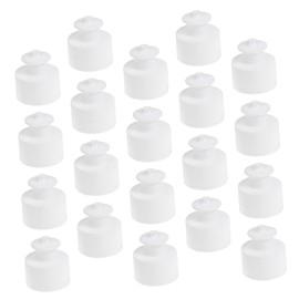 HOMSFOU Bulk Water Bottles 20Pcs sports bottle cap Sealing Bottle Caps push- replacement lid spill bottle Push Pull Caps For Bottles plastic push pull caps white child milk appendix