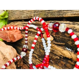 Chango Orisha Collar de Cabecera Santo Shango Necklace Santeria Yoruba Religion