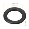 uxcell Dumbbell Washer, 25mm x 35mm x 3mm Flat Rubber