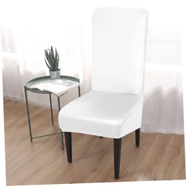 Ciieeo PU Chair Backrest Cover Modern Protective Seat Cover for Home Hotel Use Simple Design Easy to Install Versatile Dining Chair Accessory